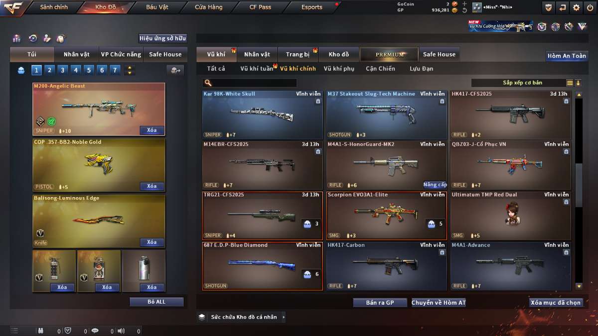 shop acc cf uy tin gia re